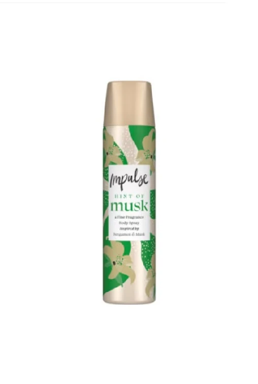 IMPULSE DEODORANT 150ML HINT OF MUSK 